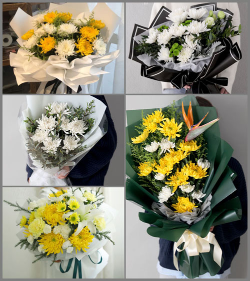 西藏拉萨林周县阿朗乡白事花束代送